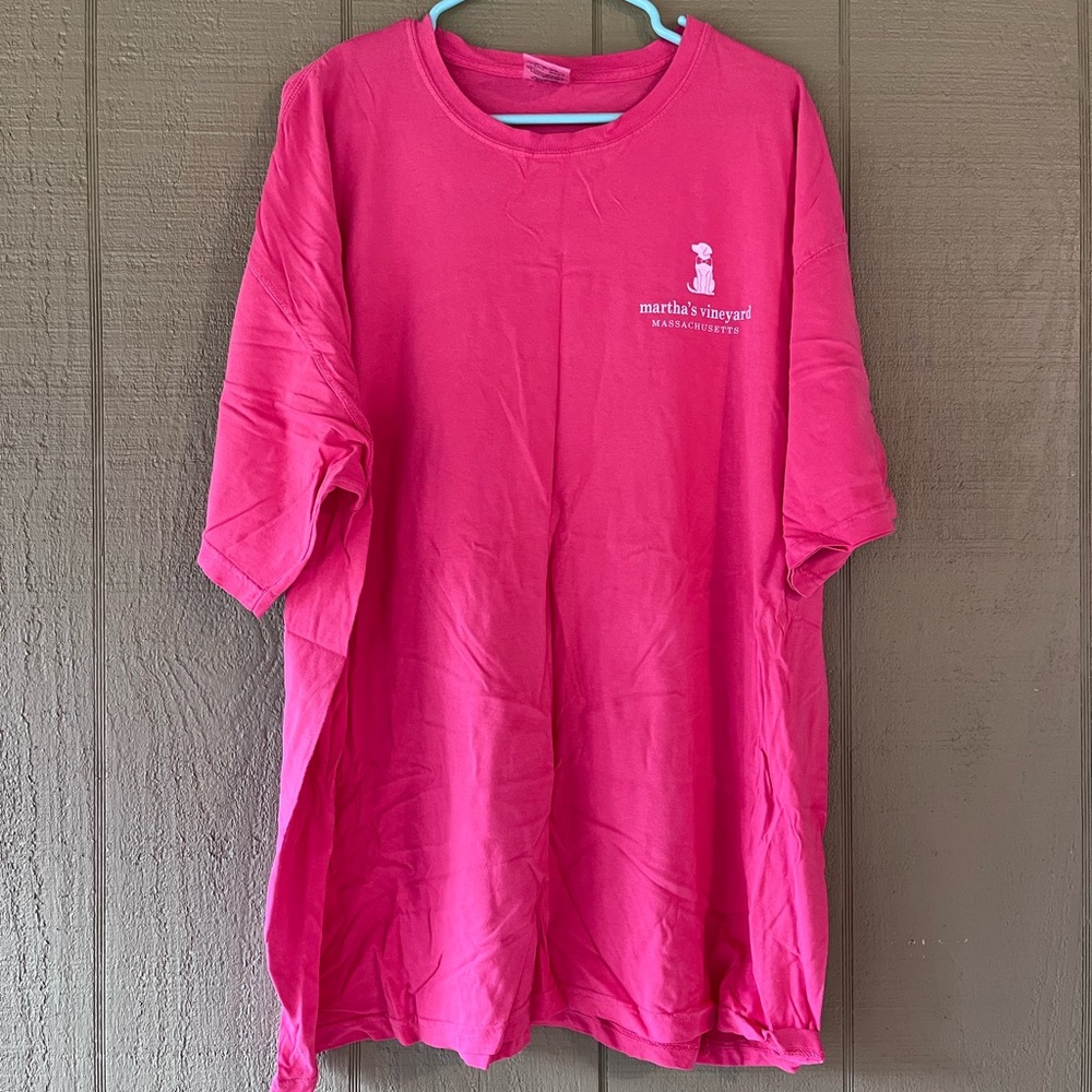 Pink comfort colors Martha’s Vineyard vacation t shirt